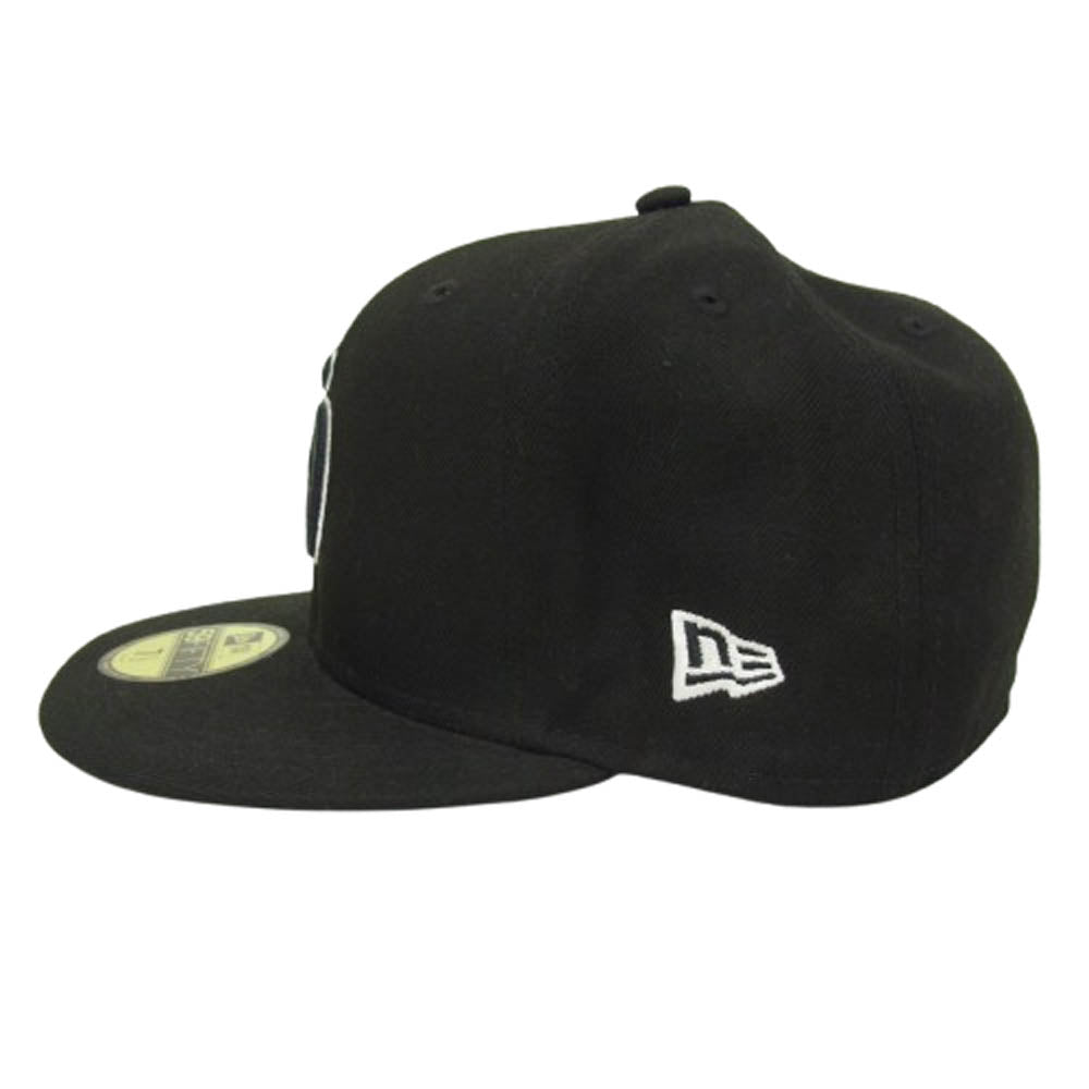 STANDARD CALIFORNIA スタンダードカリフォルニア NEW ERA ニューエラ SD フチ白 ロゴ 帽子 ブラック系 7 1/2【中古】