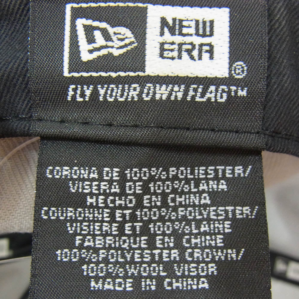 STANDARD CALIFORNIA スタンダードカリフォルニア NEW ERA ニューエラ SD ロゴ つば黒 帽子 グレー系 7 3/8【中古】