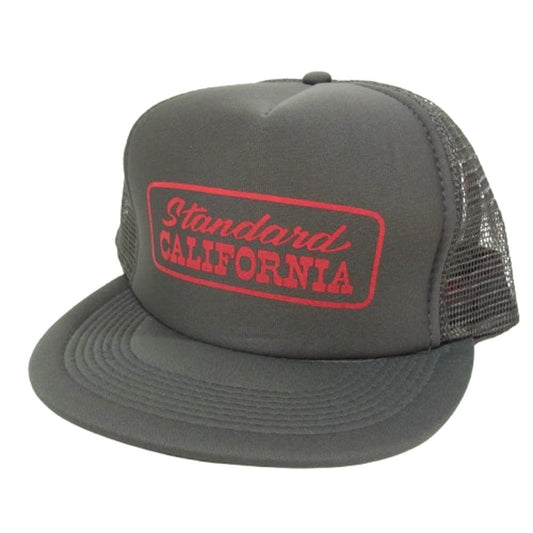 STANDARD CALIFORNIA スタンダードカリフォルニア ロゴ メッシュ キャップ グレー系【中古】