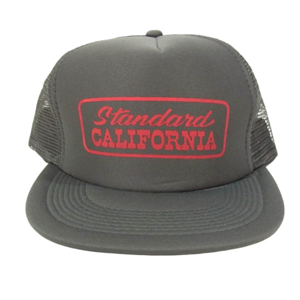 STANDARD CALIFORNIA スタンダードカリフォルニア ロゴ メッシュ キャップ グレー系【中古】