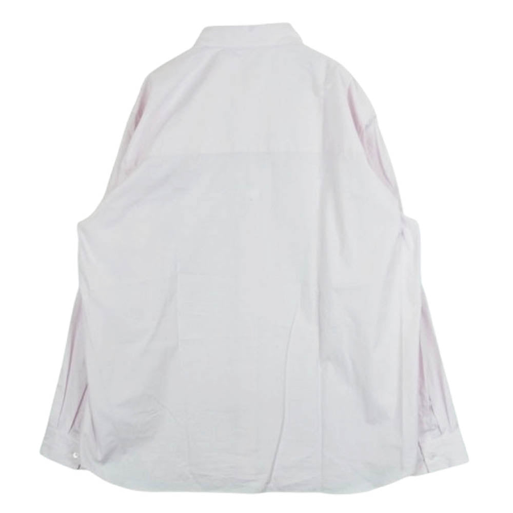 ATON エイトン 8003794 GIZA BROAD STANDARD SHIRTS スタンダード 長袖 シャツ コットン 日本製 ピンク系 06【中古】