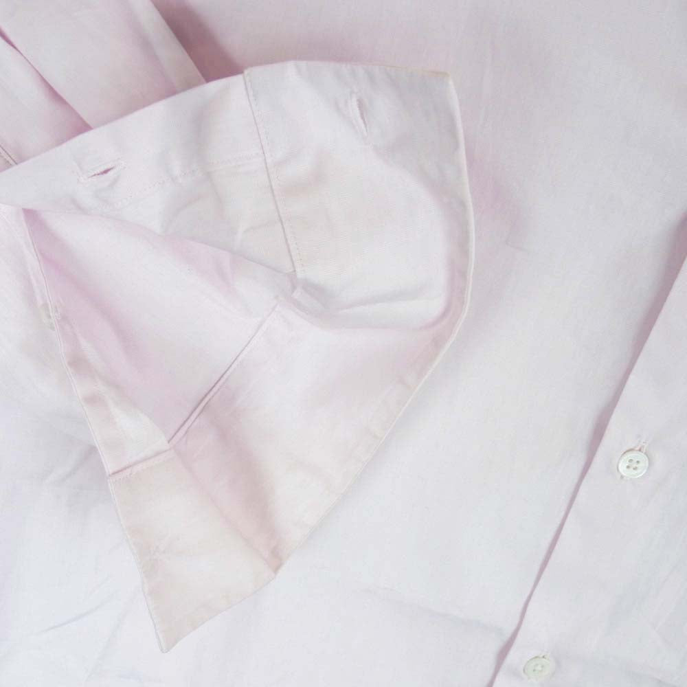 ATON エイトン 8003794 GIZA BROAD STANDARD SHIRTS スタンダード 長袖 シャツ コットン 日本製 ピンク系 06【中古】