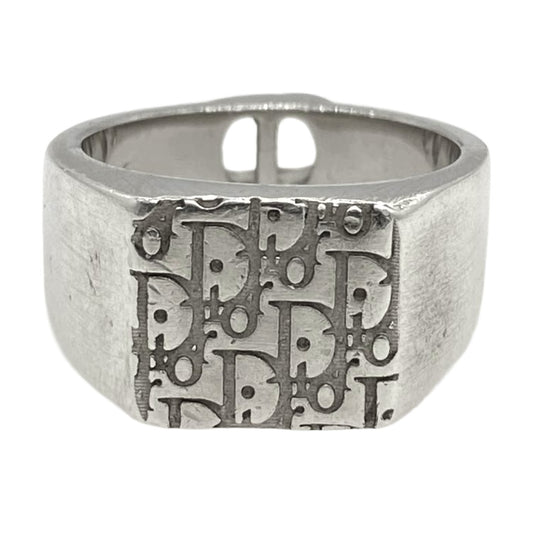 Dior ディオール オブリーク シグネット リング シルバー系 16.5号【中古】