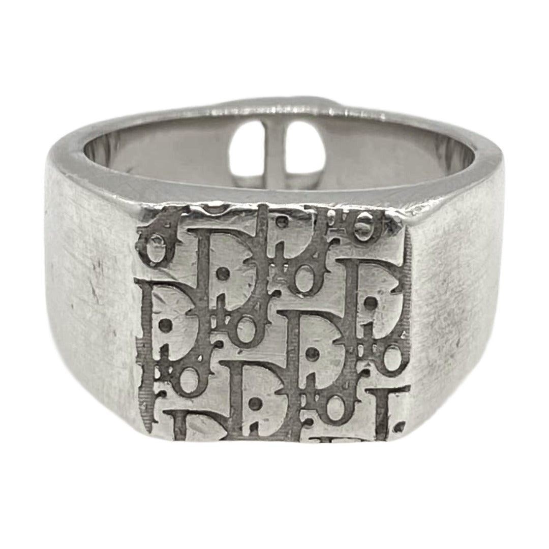 Dior ディオール オブリーク シグネット リング シルバー Dior ディオール オブリーク シグネット リング シルバー系 16.5