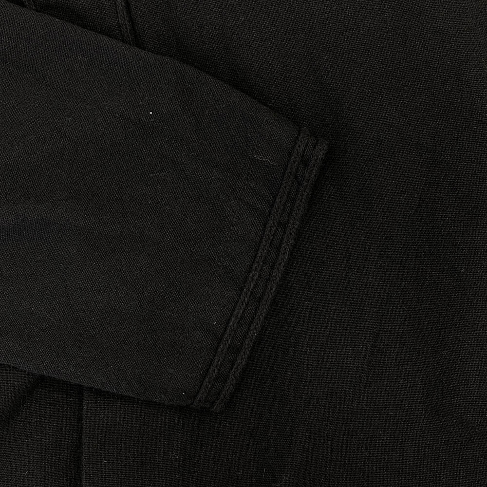 VISVIM ビズビム 19SS 0119105011013 DUGOUT SHIRT L/S シルク混 ダグアウト ベースボール シャツ ブラック系 1【中古】