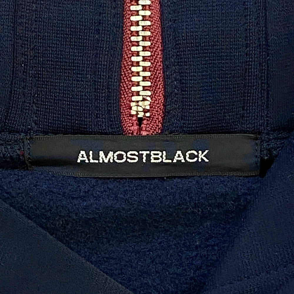 16AW 16AW-T001 プルオーバー フードジップ フーディ パーカー ネイビー系 2【中古】