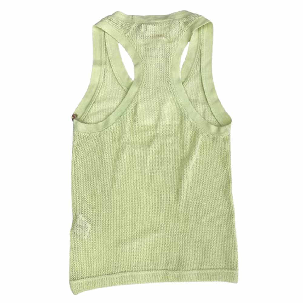 エクストリームカシミア カシミヤ メッシュ タンクトップ ライトグリーン系【極上美品】【中古】