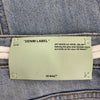 OFF-WHITE オフホワイト OWCE006S7149198 VIRGIL ABLOH期 DENIM LABEL デニムレーベル 花柄 スキニー デニム パンツ インディゴブルー系 25【中古】