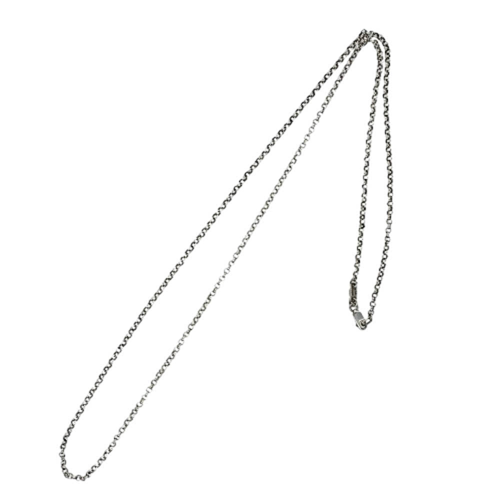 CHROME HEARTS クロムハーツ（原本有） NECKCHAIN 24INCH 24インチ ロール チェーン ネックレス シルバー系【中古】