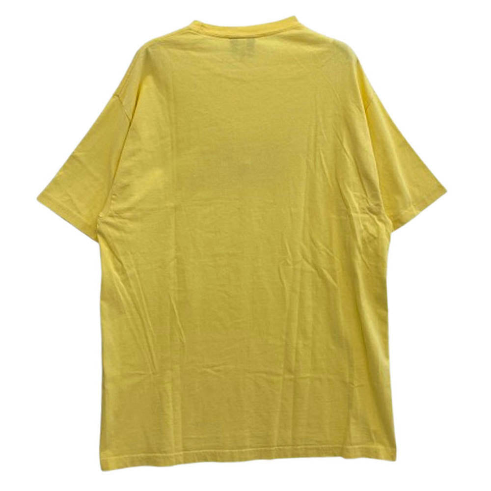 クリーク CREEK & STREAM TEE フロントプリント Tシャツ 半袖カットソー イエロー系 XL【中古】