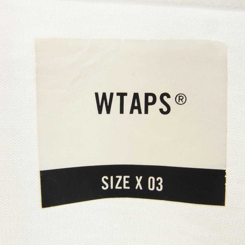 WTAPS ダブルタップス 21AW VIBES SCREEN L/S TEE ロゴプリント ロング
