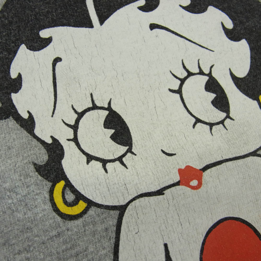 Supreme シュプリーム 16SS Betty Boop Tee ベティブープ プリント Tシャツ 半袖カットソー グレー系 L【中古】