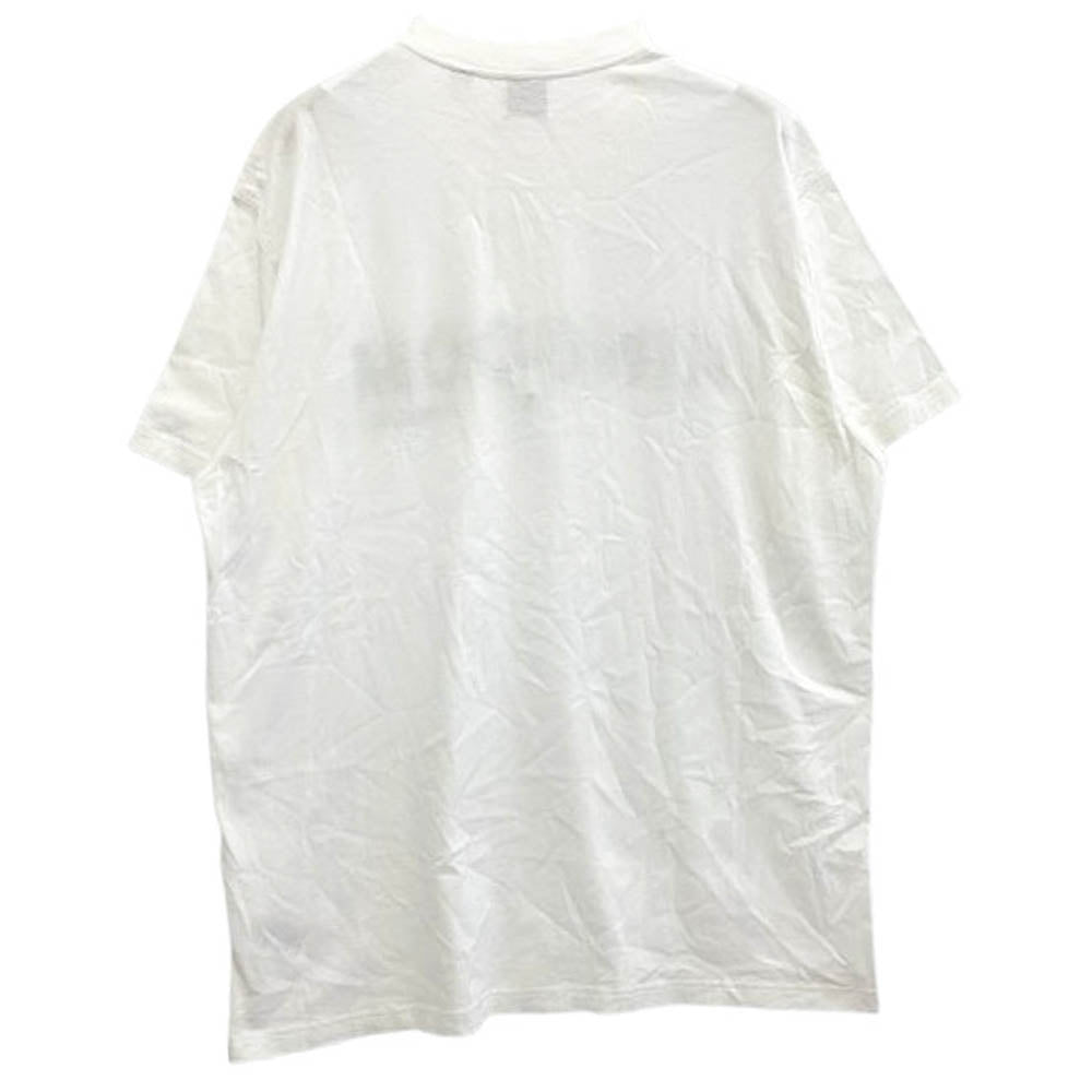 BURBERRY バーバリー KINGDOMTEE キングダム ロゴプリント Tシャツ 半袖カットソー ホワイト系 M【中古】