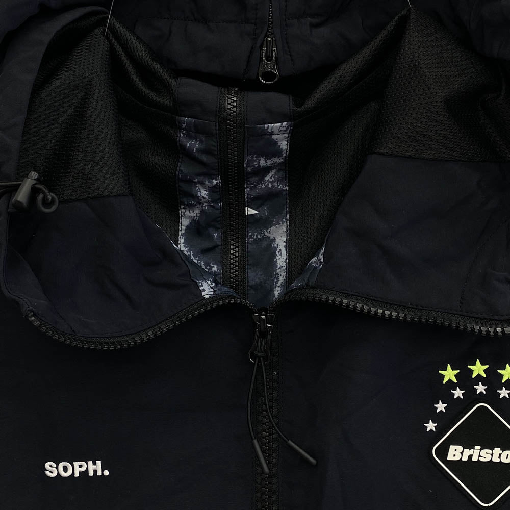 F.C.R.B. エフシーアールビー 17SS FCRB-170027 SEPARATE PRACTICE JACKET セパレートプラクティスジャケット ナイロンジャケット グレー系 ブラック系 M【中古】