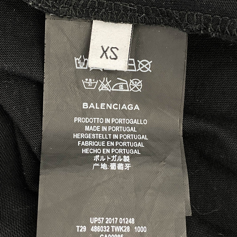 BALENCIAGA 17AW キャンペーンロゴTシャツ XS BALENCIAGA 17AW