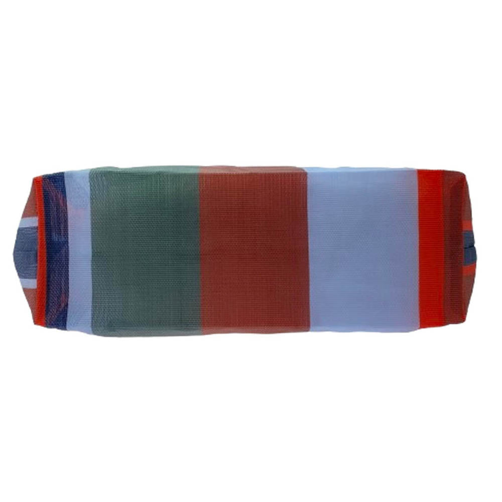 MARNI マルニ FLOWER CAFE フラワーカフェ ストライプ メッシュ トート バッグ マルチカラー系【中古】