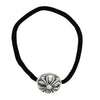 CHROME HEARTS クロムハーツ（原本無） OLD HAIRBAND オールド クロスボール ヘアバンド ヘアゴム コンチョ シルバー系【中古】
