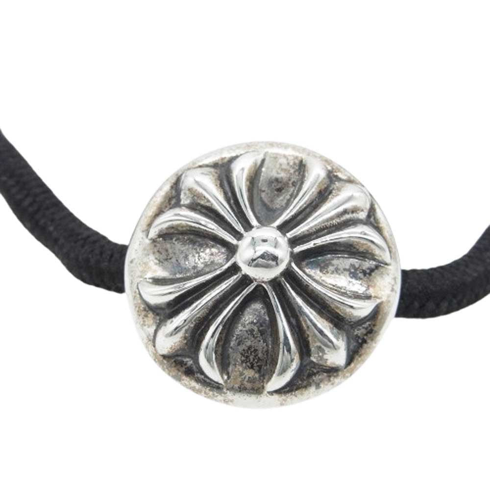 CHROME HEARTS クロムハーツ（原本無） OLD HAIRBAND オールド クロスボール ヘアバンド ヘアゴム コンチョ シルバー系【中古】