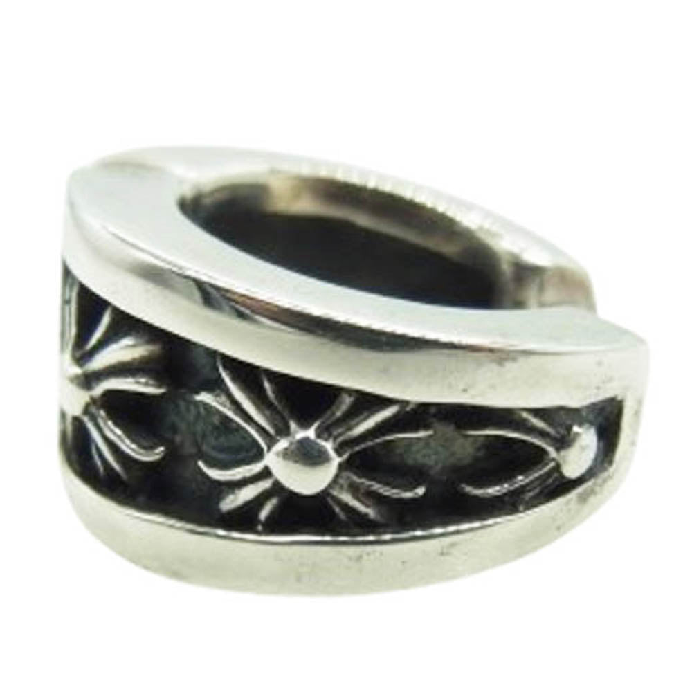 CHROME HEARTS クロムハーツ（原本無） NARROW V-BAND CHX ナロー Vバンド ピアス シルバー系【中古】