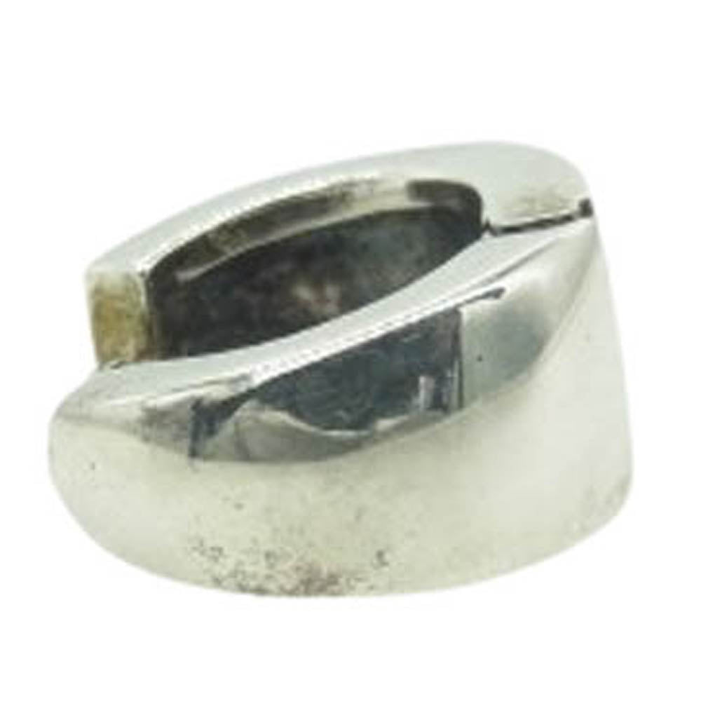 CHROME HEARTS クロムハーツ（原本無） NARROW V-BAND CHX ナロー Vバンド ピアス シルバー系【中古】