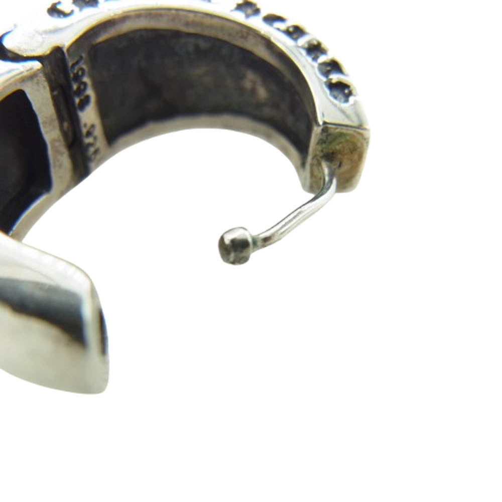 CHROME HEARTS クロムハーツ（原本無） NARROW V-BAND CHX ナロー Vバンド ピアス シルバー系【中古】
