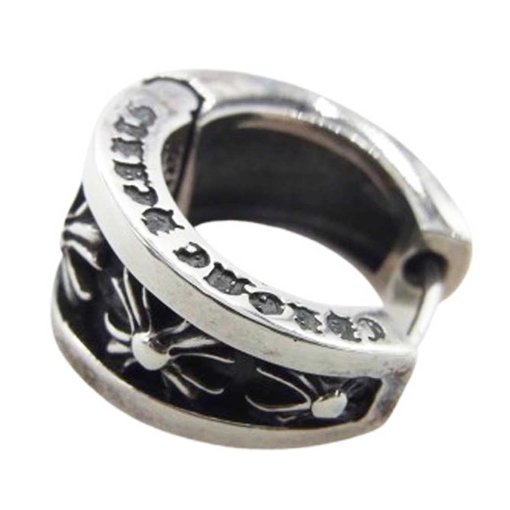CHROME HEARTS クロムハーツ（原本無） NARROW V-BAND CHX ナロー Vバンド ピアス シルバー系【中古】