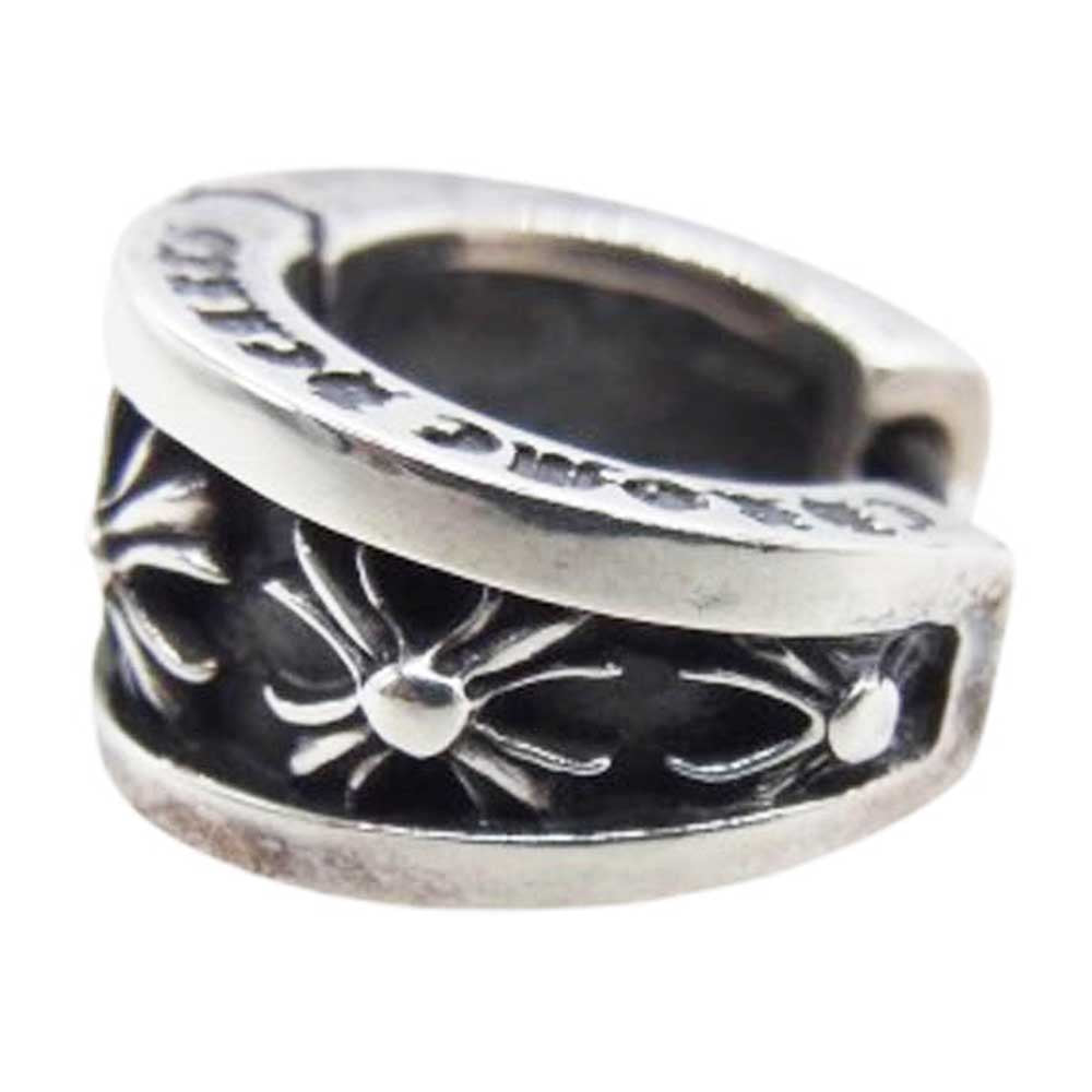 CHROME HEARTS クロムハーツ（原本無） NARROW V-BAND CHX ナロー Vバンド ピアス シルバー系【中古】