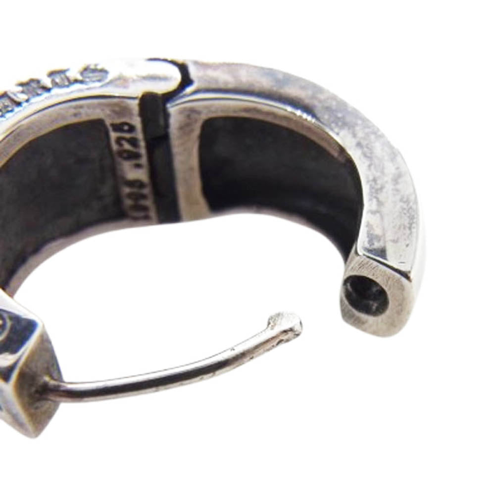 CHROME HEARTS クロムハーツ（原本無） NARROW V-BAND CHX ナロー Vバンド ピアス シルバー系【中古】