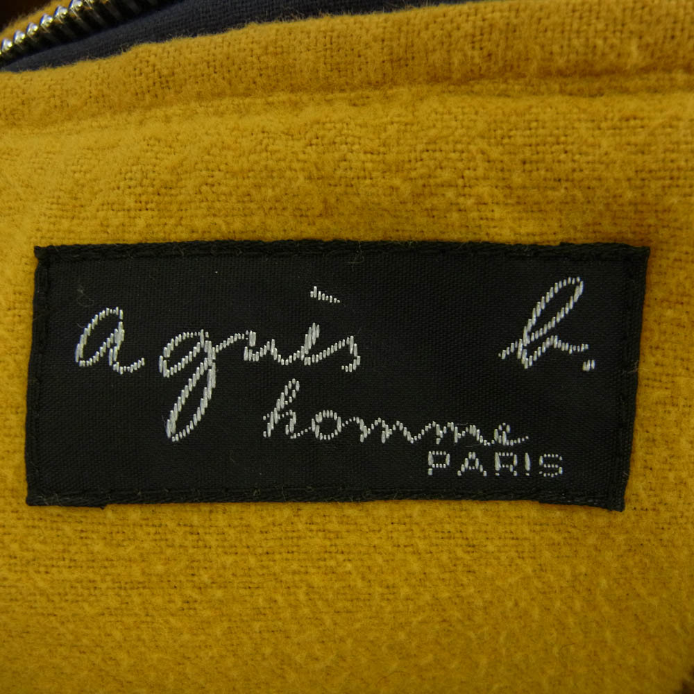 agnes b. アニエスベー ウール Pコート ブラック系 2【中古】