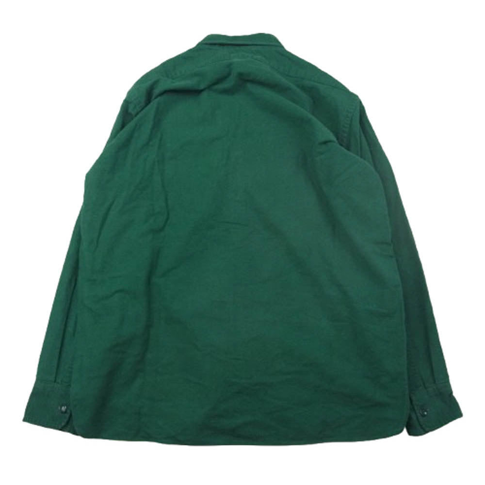 L.L.Bean エルエルビーン 筆記体タグ フランネル シャツ グリーン系 16.5【中古】