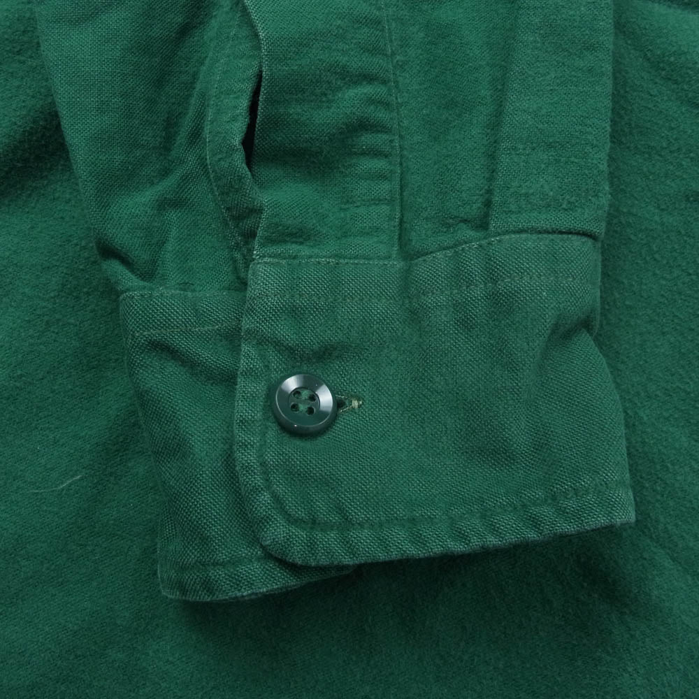 L.L.Bean エルエルビーン 筆記体タグ フランネル シャツ グリーン系 16.5【中古】