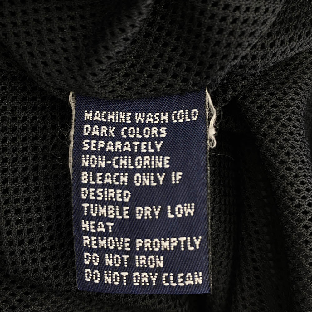 RALPH LAUREN ラルフローレン CHAPS ロゴ刺繍アノラックパーカー ブルゾン ブラック系 M【中古】
