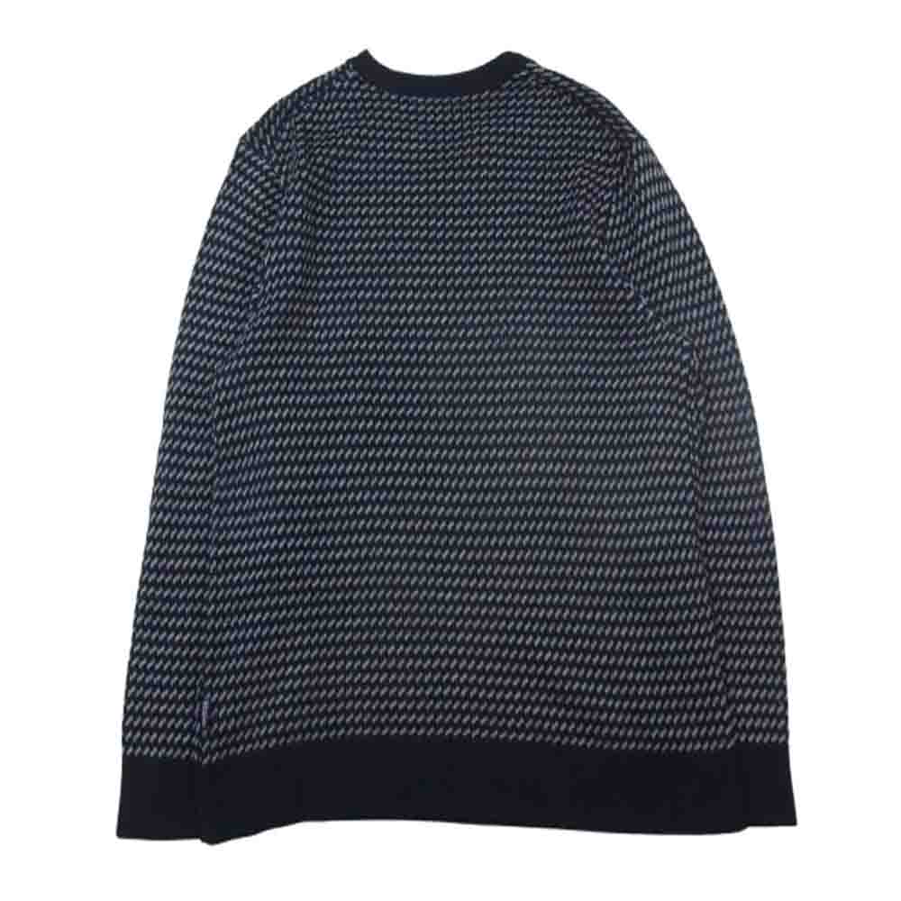 patagonia パタゴニア 50365FA15 Merino Crewneck Sweater バーズアイ メリノ クルーネック セーター ニット ネイビー系 L【中古】