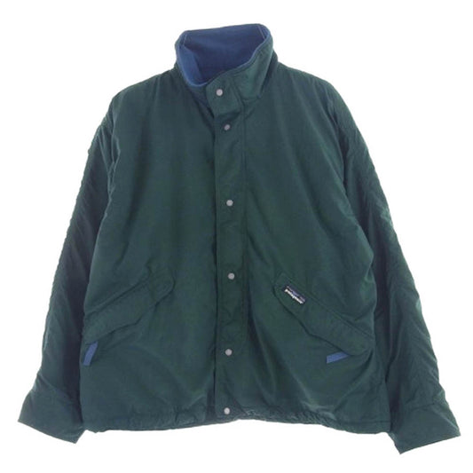 patagonia パタゴニア 90s USA製 雪なし ソフトシェル キャプリーン ジャケット グリーン系 M【中古】
