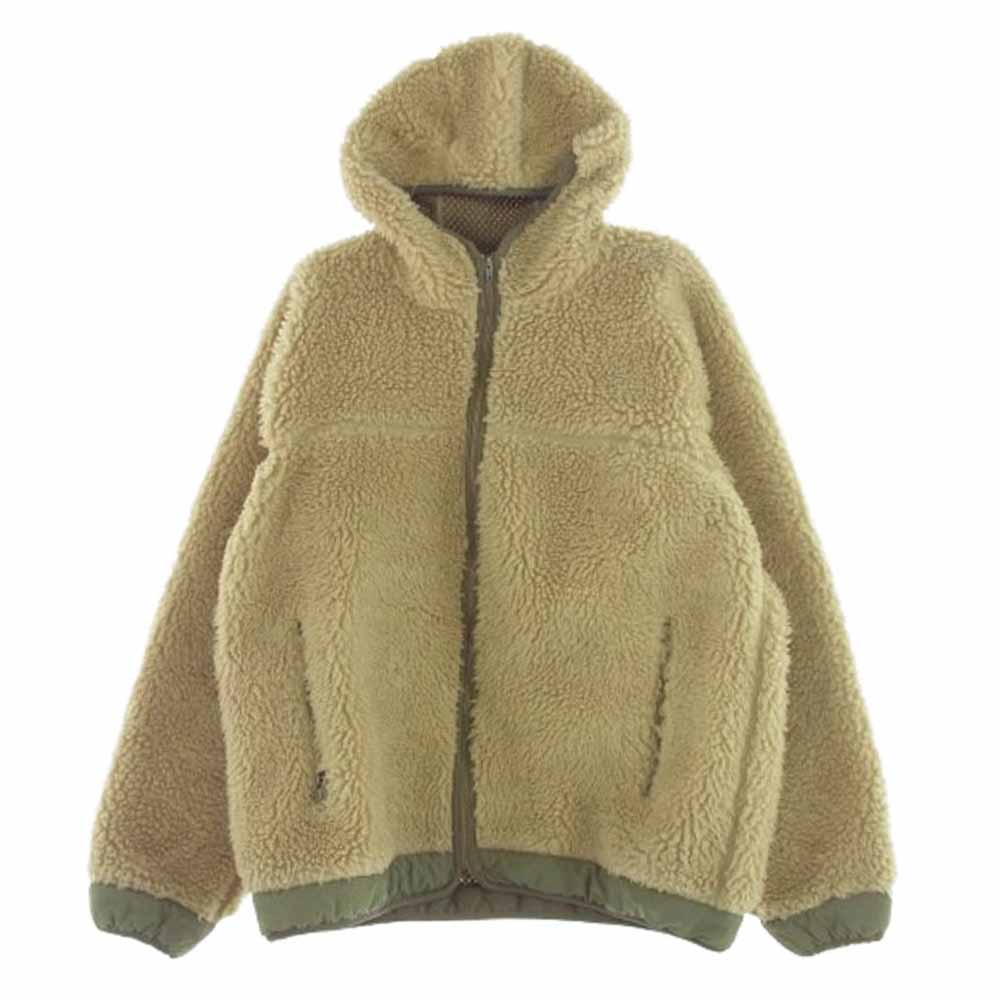 patagonia パタゴニア 20930FA USA製 Retro rhythm hoody レトロ リズム フーディー フリース ジャケット ベージュ系 M【中古】