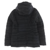 MONCLER モンクレール 国内正規品 スープリームスタグ 裏地ロゴワッペン総柄 フード付き ダウンジャケット ブラック系【中古】