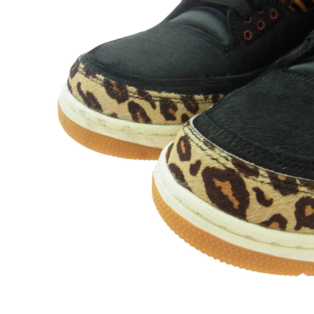 NIKE ナイキ CK4344-002 Air Jordan 3 Retro SE Animal Instinct Safari エアジョーダン 3 レトロ SE アニマル インスティンクト サファリ ブラック系 29cm【中古】