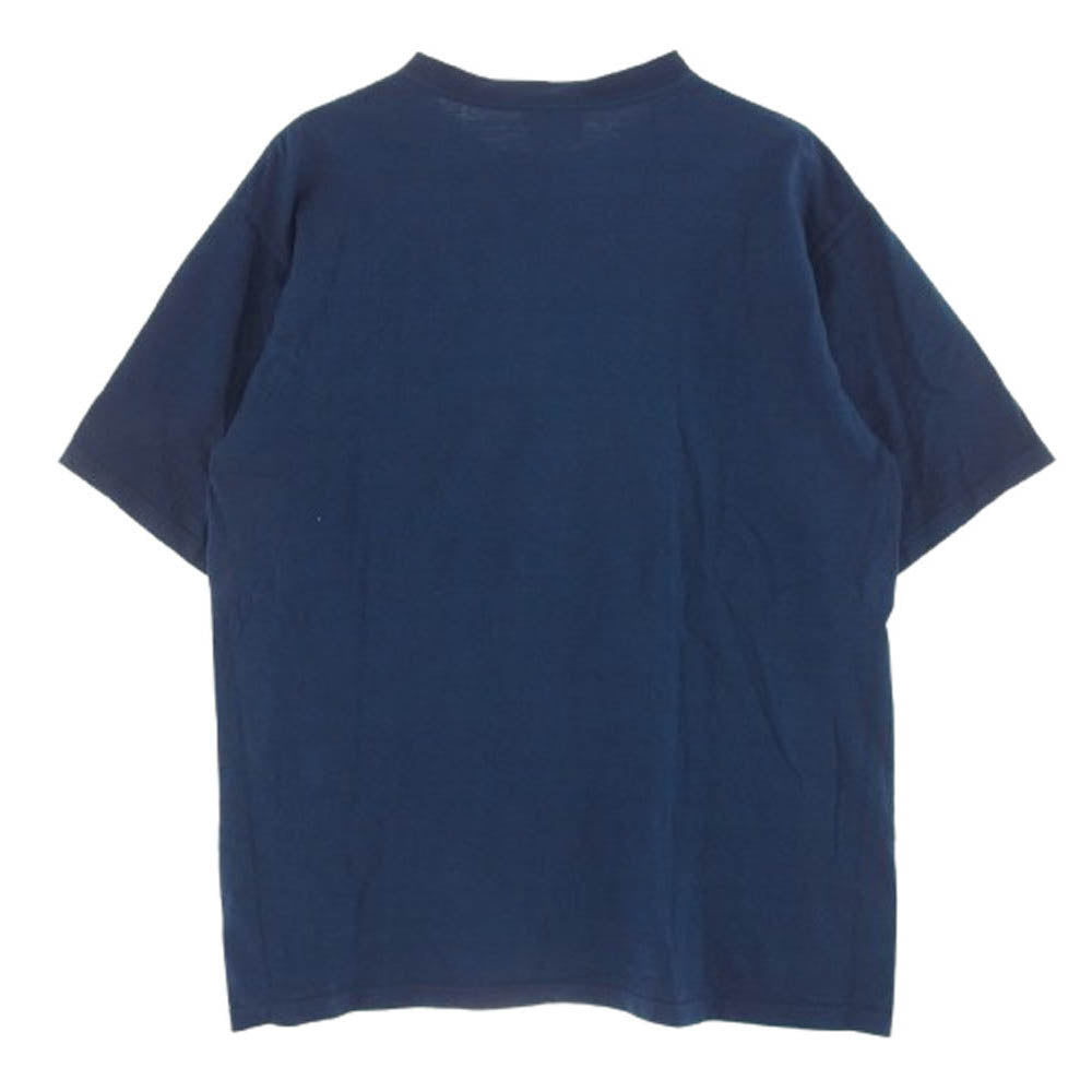 STANDARD CALIFORNIA スタンダードカリフォルニア HEAVYWEIGHT BOX LOGO T ボックスロゴ 半袖 Tシャツ ネイビー系 M38-40【中古】