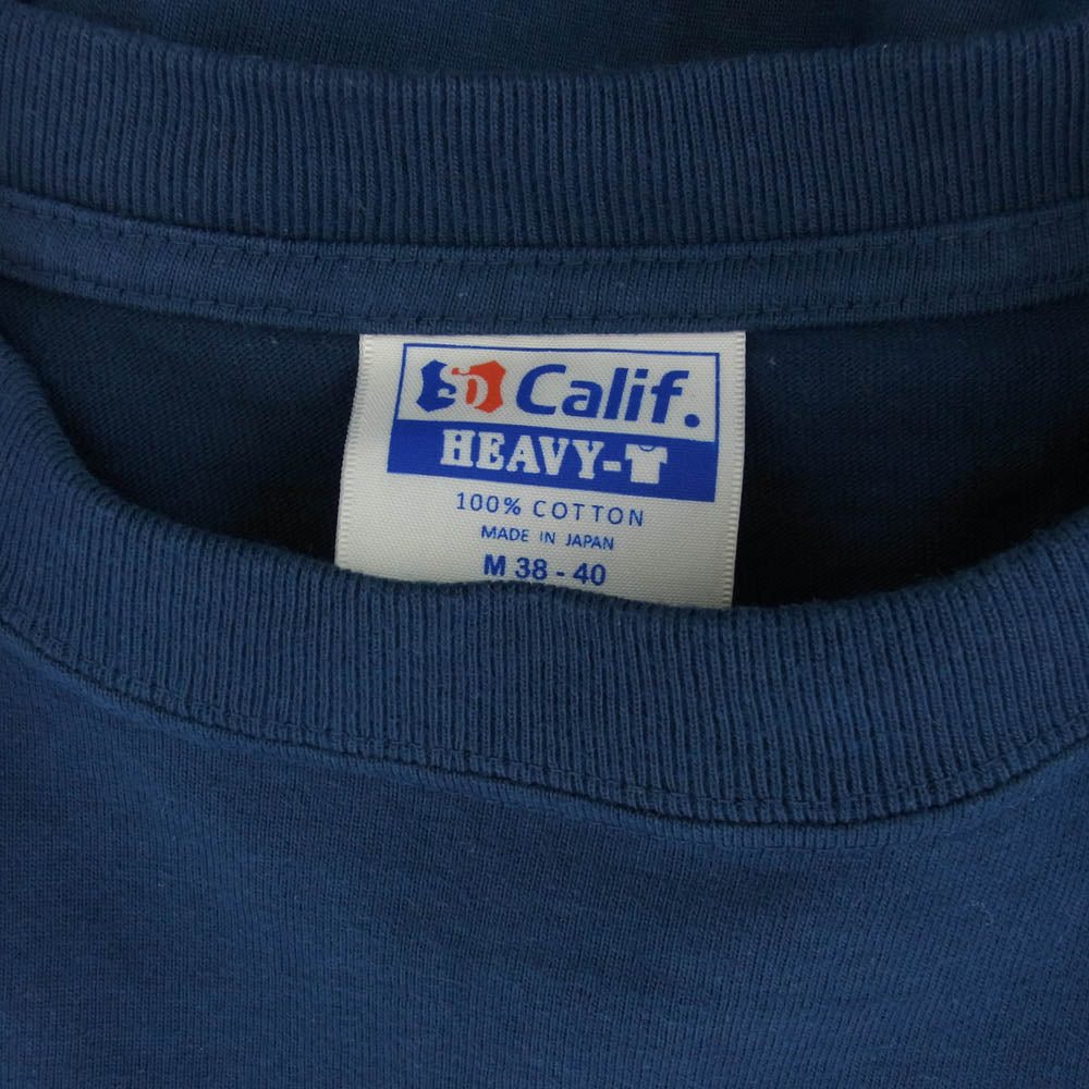 STANDARD CALIFORNIA スタンダードカリフォルニア HEAVYWEIGHT BOX LOGO T ボックスロゴ 半袖 Tシャツ ネイビー系 M38-40【中古】