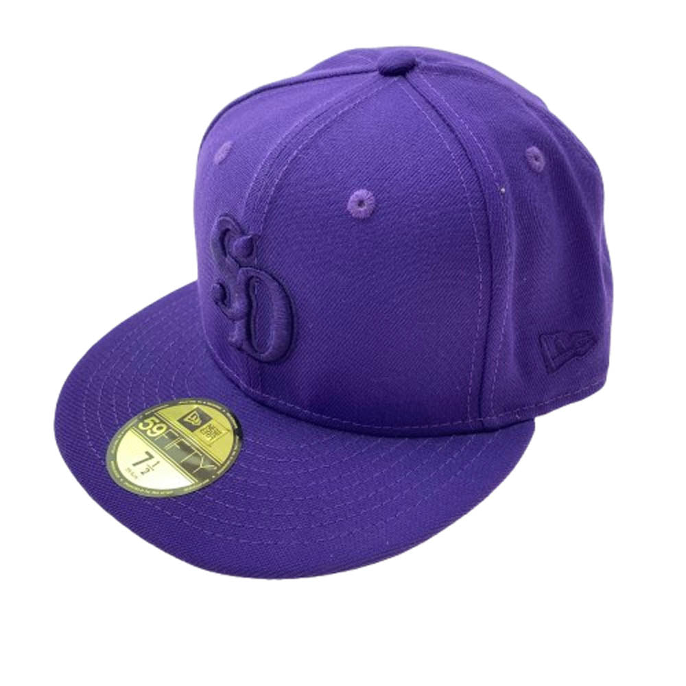 STANDARD CALIFORNIA スタンダードカリフォルニア × NEW ERA ニューエラ SD 59FIFTY LOGO CAP ロゴ キャップ パープル パープル系 59.6cm【中古】