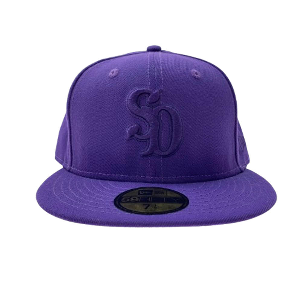 STANDARD CALIFORNIA スタンダードカリフォルニア × NEW ERA ニューエラ SD 59FIFTY LOGO CAP ロゴ キャップ パープル パープル系 59.6cm【中古】