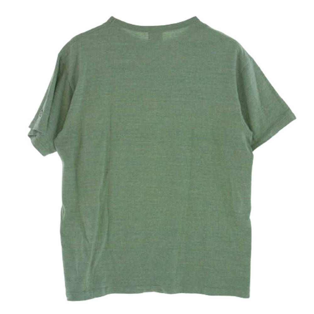 STANDARD CALIFORNIA スタンダードカリフォルニア SD 88/12 LOGO T SD LTD FREEDOM ロゴ バインダーネック Tシャツ グリーン系 XL【中古】