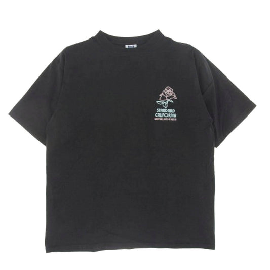 STANDARD CALIFORNIA スタンダードカリフォルニア Heavyweight Neon Sign Logo T Limited ネオン サイン ロゴ 半袖 Tシャツ ブラック系 XL【中古】