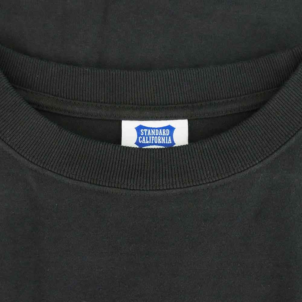 STANDARD CALIFORNIA スタンダードカリフォルニア Heavyweight Neon Sign Logo T Limited ネオン サイン ロゴ 半袖 Tシャツ ブラック系 XL【中古】
