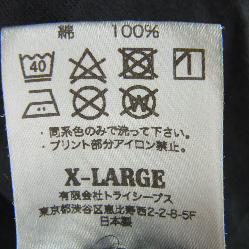 STANDARD CALIFORNIA スタンダードカリフォルニア Heavyweight Neon Sign Logo T Limited ネオン サイン ロゴ 半袖 Tシャツ ブラック系 XL【中古】