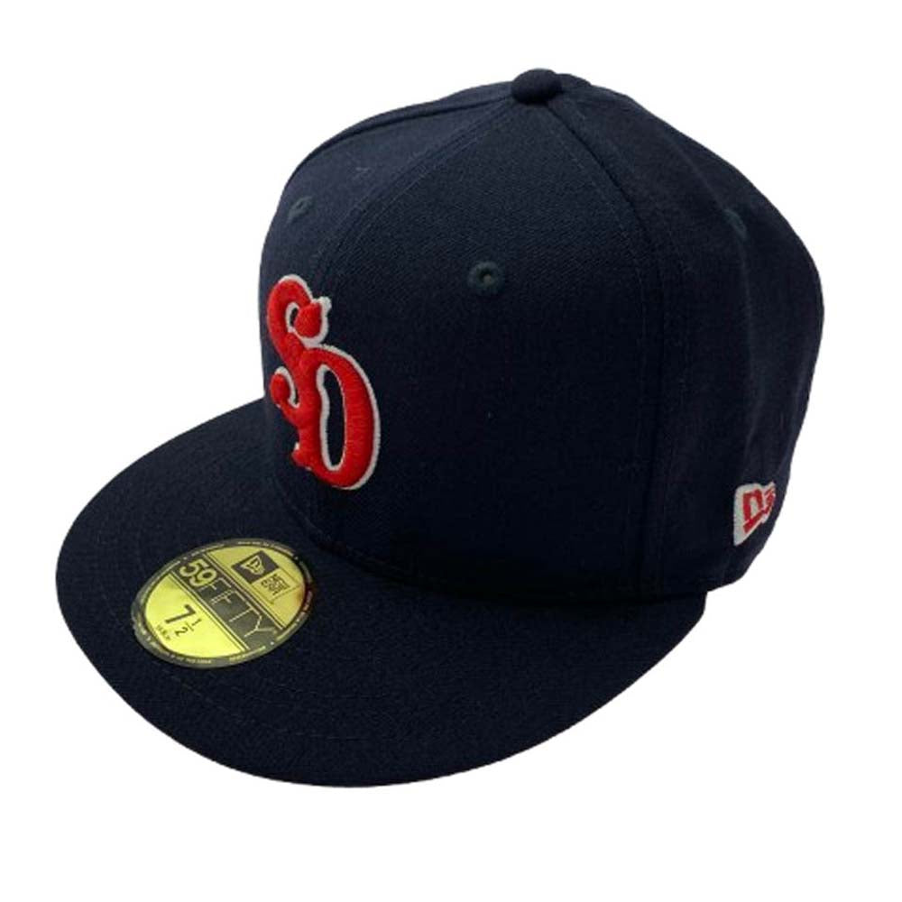STANDARD CALIFORNIA スタンダードカリフォルニア × NEW ERA ニューエラ SD 59FIFTY LOGO CAP ロゴ キャップ ネイビー系 59.6cm【中古】