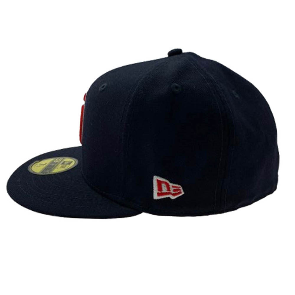 STANDARD CALIFORNIA スタンダードカリフォルニア × NEW ERA ニューエラ SD 59FIFTY LOGO CAP ロゴ キャップ ネイビー系 59.6cm【中古】