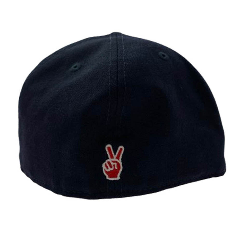 STANDARD CALIFORNIA スタンダードカリフォルニア × NEW ERA ニューエラ SD 59FIFTY LOGO CAP ロゴ キャップ ネイビー系 59.6cm【中古】