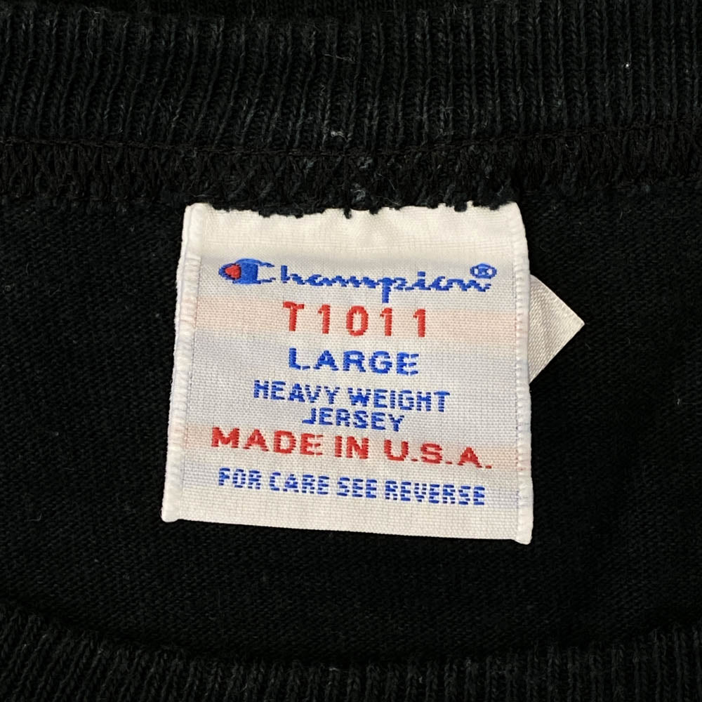 STANDARD CALIFORNIA スタンダードカリフォルニア × Champion チャンピオン ボックス ロゴ 半袖 Ｔシャツ ブラック系 L【中古】