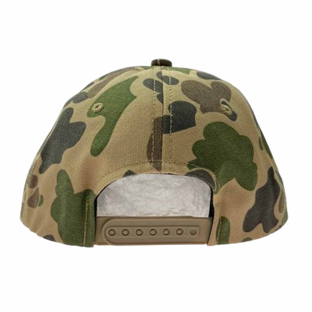 STANDARD CALIFORNIA スタンダードカリフォルニア LOGO WAPPEN CANVAS CAP ロゴ ワッペン カモフラ 迷彩 キャップ ライトブラウン系【中古】